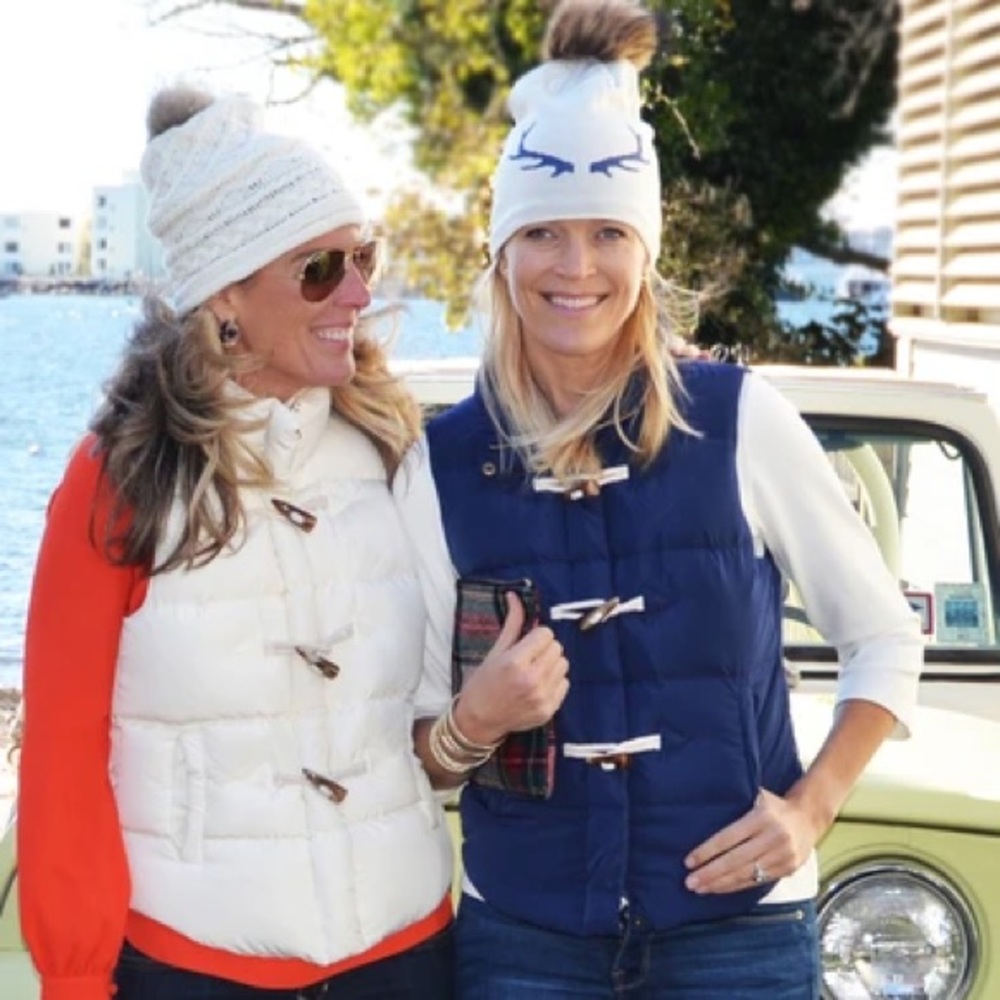 CK Bradley Huckins Vest in Navy Blue - Puffer Vest